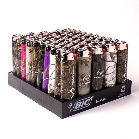 BIC Lighter 50ct Display Tray - RealTree