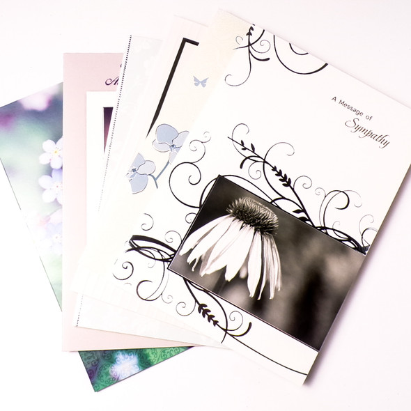 Sympathy Greeting Cards - Assorted 6 Pack