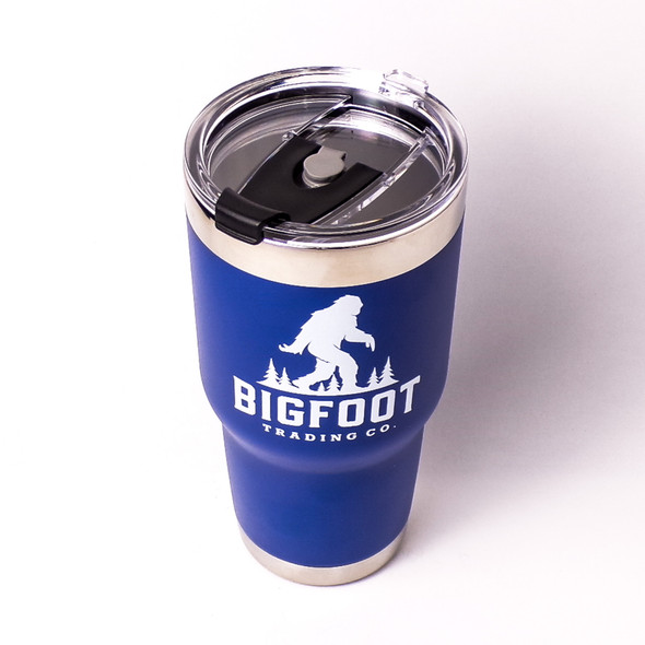 30 oz. Blue Bigfoot Trading Co Tumbler w/ Straw