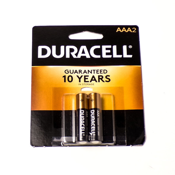 Two Pack of Duracell AAA Batteries