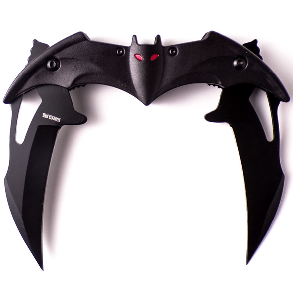 Black Double-Blade Batman Knife