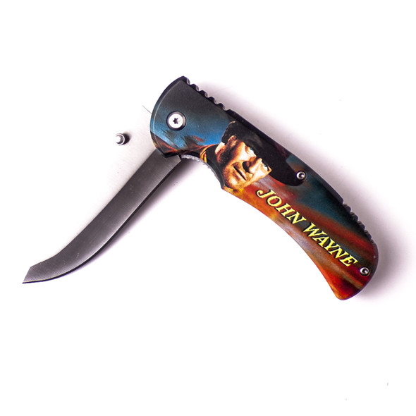 Commemorative John Wayne Pocket Knife w/Clip
