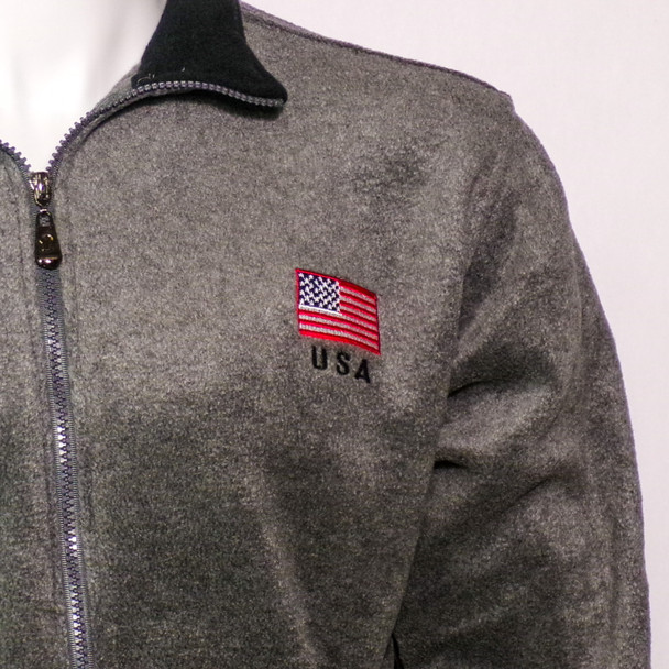 Polar Fleece USA Full Zipper Sweatshirt - Assorted 6ct
