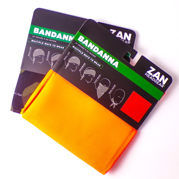 ZAN Hunting/Camping Multi-Use Bandanna - Assorted 6ct