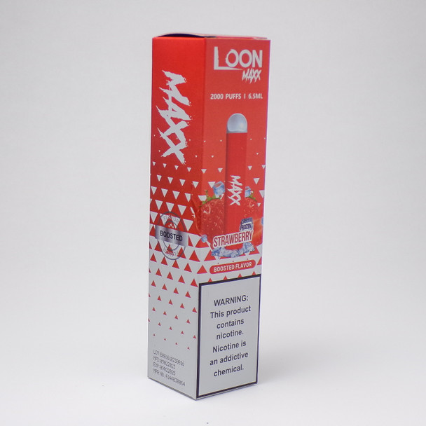 LOON MAXX - FROZEN STRAWBERRY - 2000 PUFFS | 6.5ml - BOOSTED FLAVOR