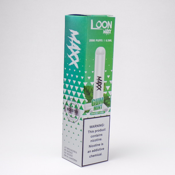 LOON MAXX - GUM MINT - 2000 PUFFS | 6.5ml - BOOSTED FLAVOR