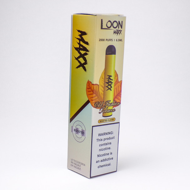LOON MAXX - OLD FASHION TOBACCO - 2000 PUFFS | 6.5ml - BOOSTED FLAVOR