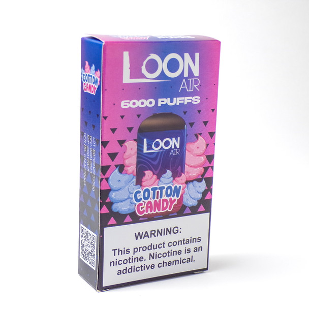 LOON AIR - COTTON CANDY- 6000 PUFFS - 13ml - RECHARGEABLE