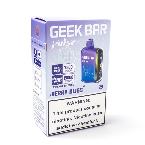 GEEK BAR PULSE - BERRY BLISS - 7500 / 15000 PUFFS - 16ml - 50MG