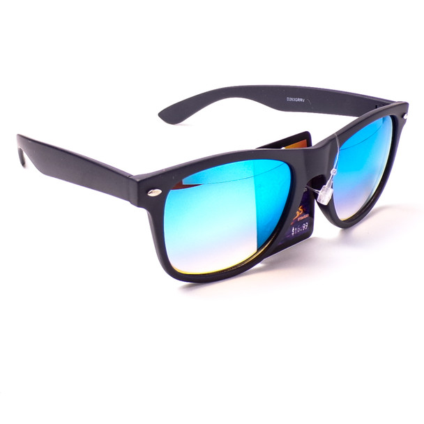 Classic Wayfarer Frame Sunglasses - Assorted 3 Pack