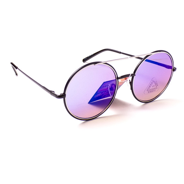 Large Round Metal Sunglasses - Assorted 3 Pack