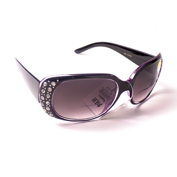 Ladies Reader Sunglasses with Bling - Assorted 3 Pack
