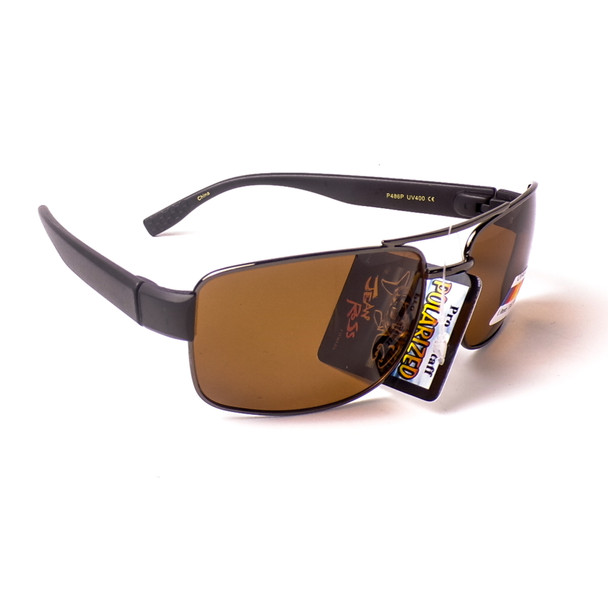 Polarized Square Frame Sport Sunglasses - Assorted 3 Pack