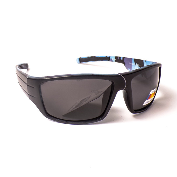 Polarized Camo Interior Sport Sunglasses - Assorted 3 Pack