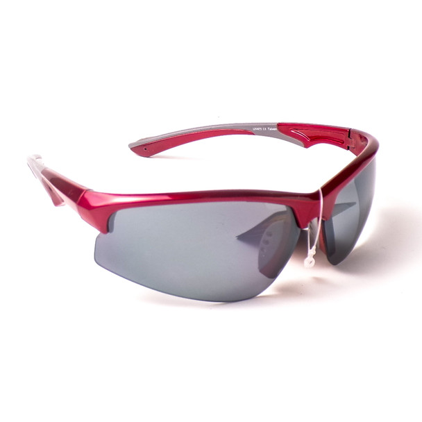 Semi Frame Gradient Lens Sport Sunglasses - Assorted 3 Pack