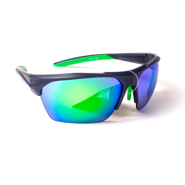 Sport Semi Frame Sunglasses - Assorted 3 Pack