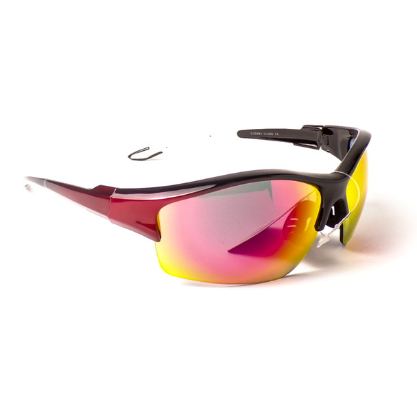 Glossy Semi Frame Sunglasses - Assorted 3 Pack