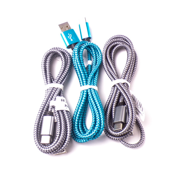 5' Type-C USB Charging Cable - 6 Pack