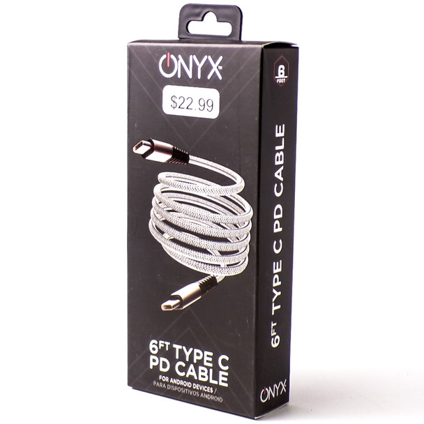 Onyx 6' Type-C to Type-C PD Cable