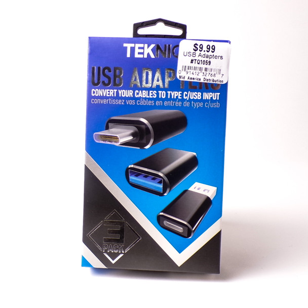 USB Adaptors Three Pack