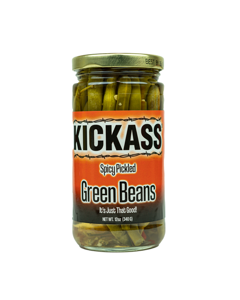 Spicy Pickled Green Beans (12oz jar)
