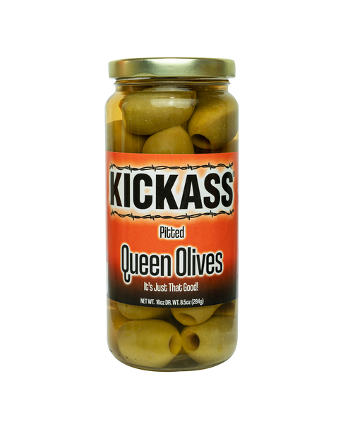 Pitted Queen Olives (16 oz Jar)