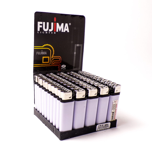 Fujima White 2 for 1 Lighters - 50ct Tray