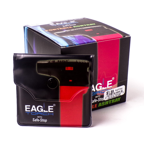 Eagle Torch Portable Ashtrays with Safe Stop - 10ct Display