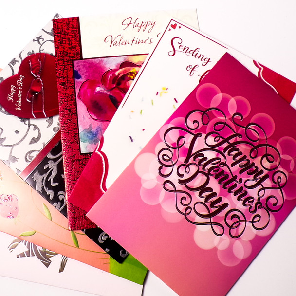 Valentines Day Greeting Cards - Assorted 6 Pack