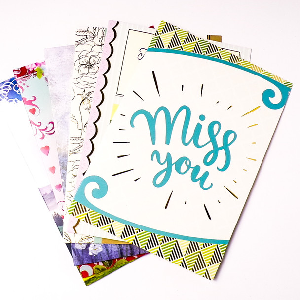 Thinking of You Greeting Cards - Assorted 6 Pack