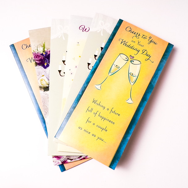 Wedding Money Holder Cards - Assorted 6 Pack