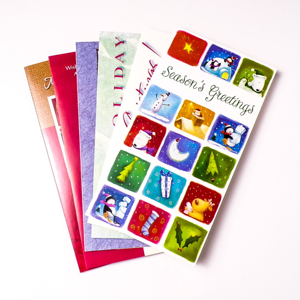 Christmas Money Holder Cards - Assorted 6 Pack