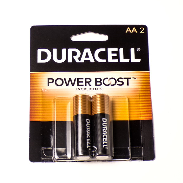 Two Pack of Duracell AA Power Boost Batteries