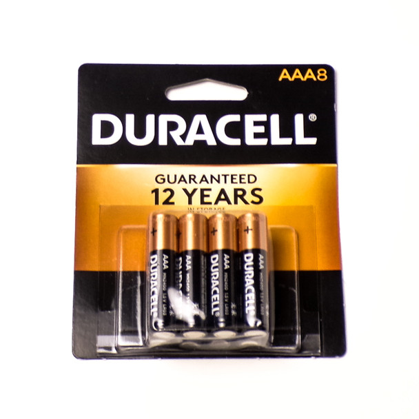Eight Pack of Duracell AAA Batteries