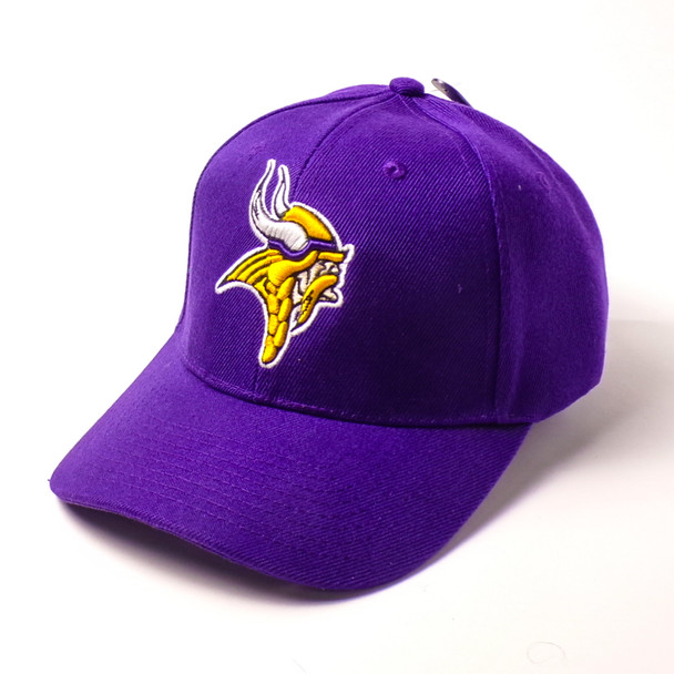 Purple Minnesota Vikings Insignia Hats - 6ct