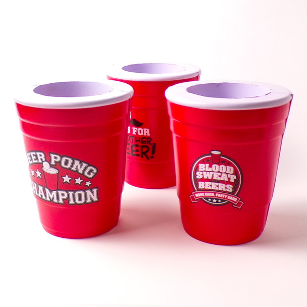 Humorous Red Solo Cup Can Coolors - Assorted 3ct