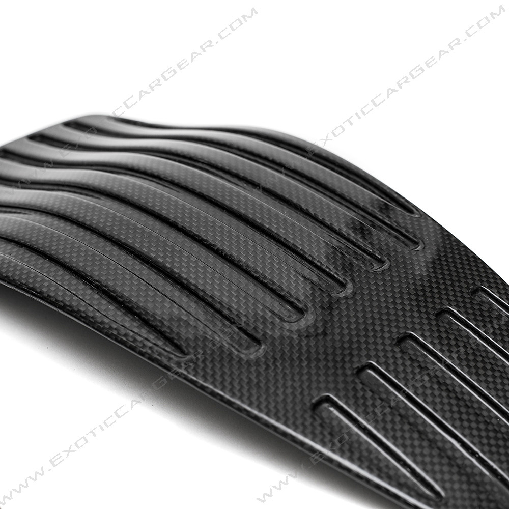 McLaren Top Center Engine Intake Panel Cover – Ribbed Finish