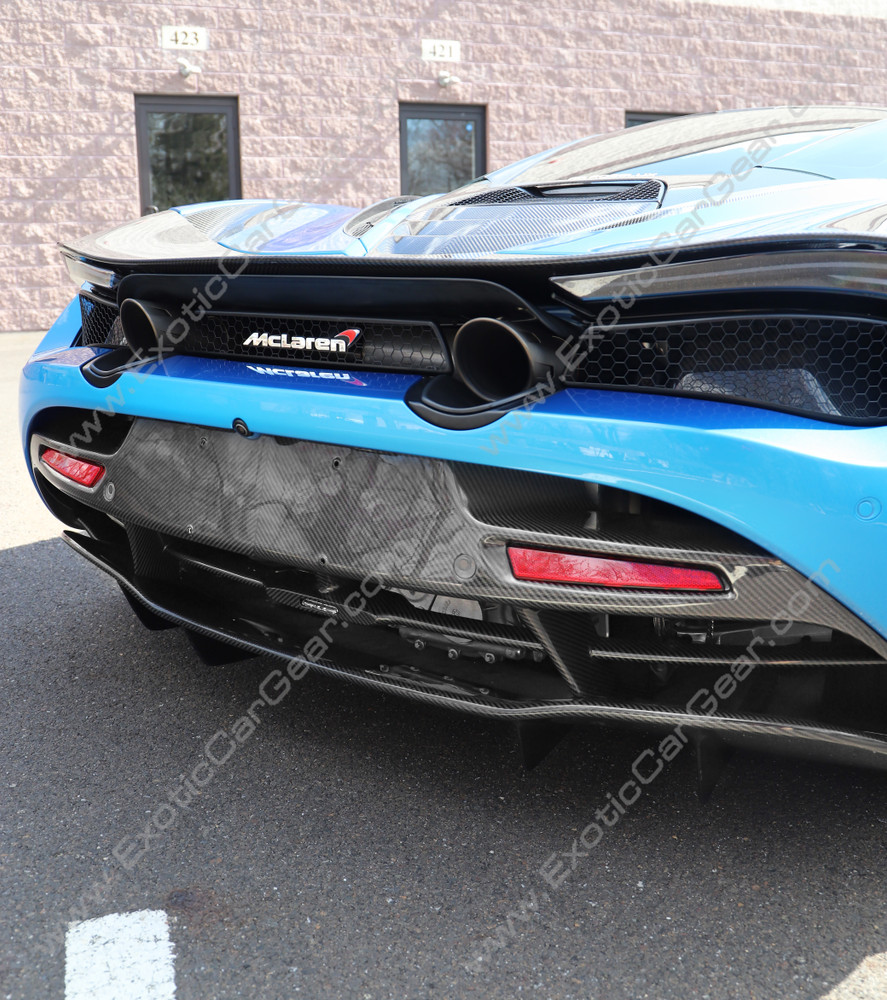 720S Upper Rear Bumper Diffuser