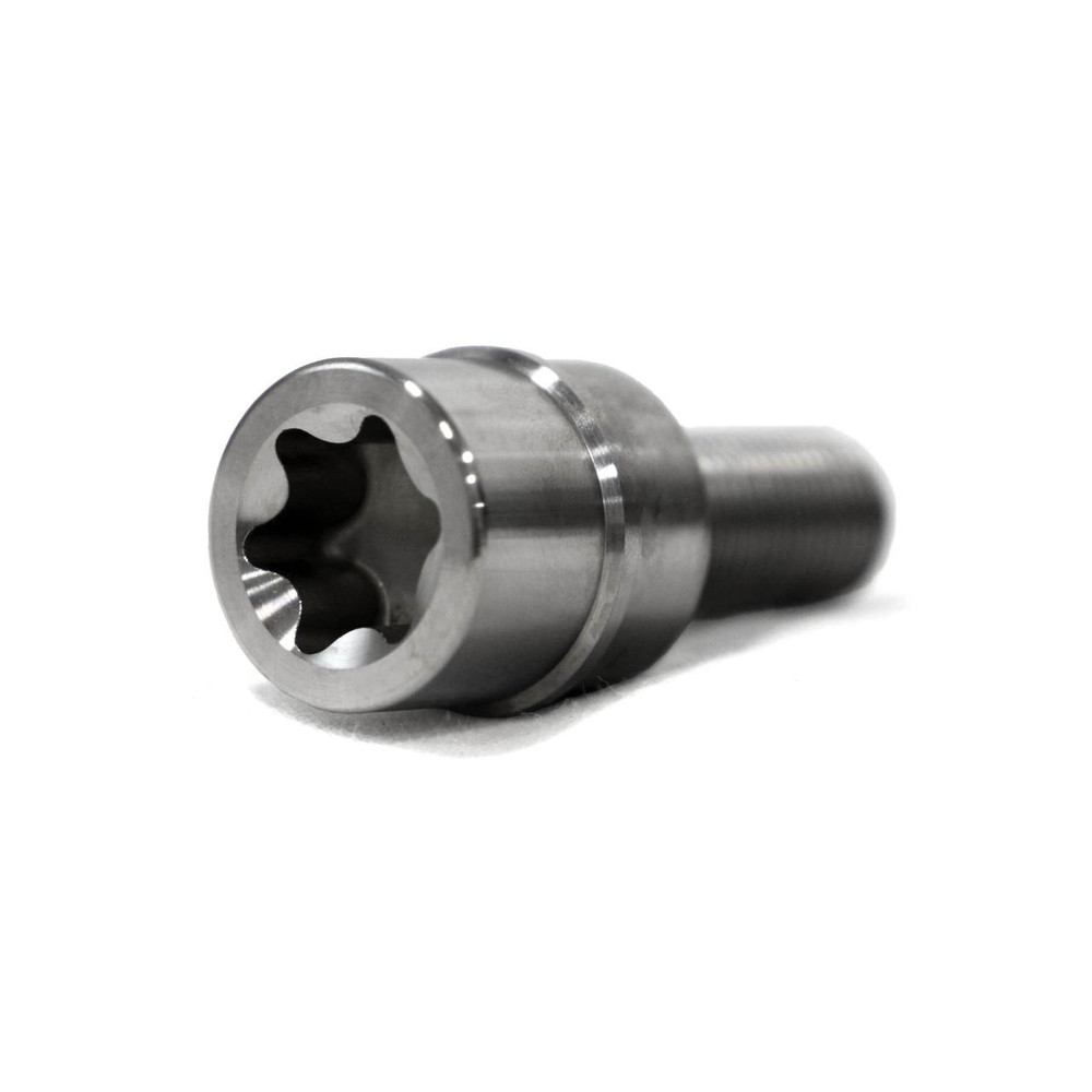 Exotic Car Gear Titanium Wheel Bolts Porsche Extended Titanium Wheel Bolts With Polished Finish 