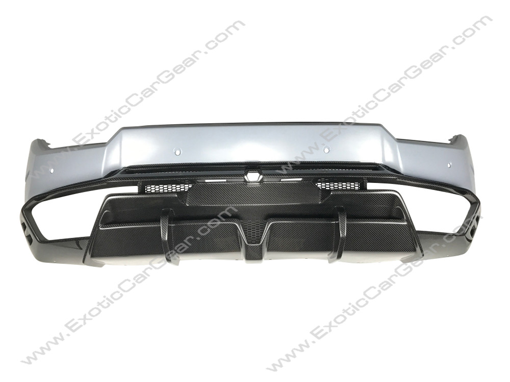 Huracan GT Style Rear Bumper With Rear Diffuser