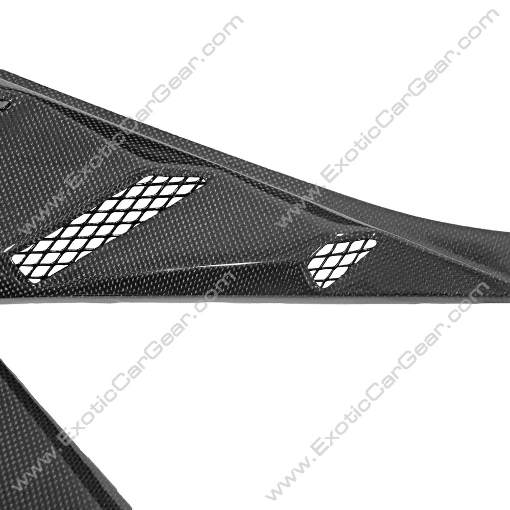 GT Rear Engine Bay Louvers - Fits Ferrari 458 Italia