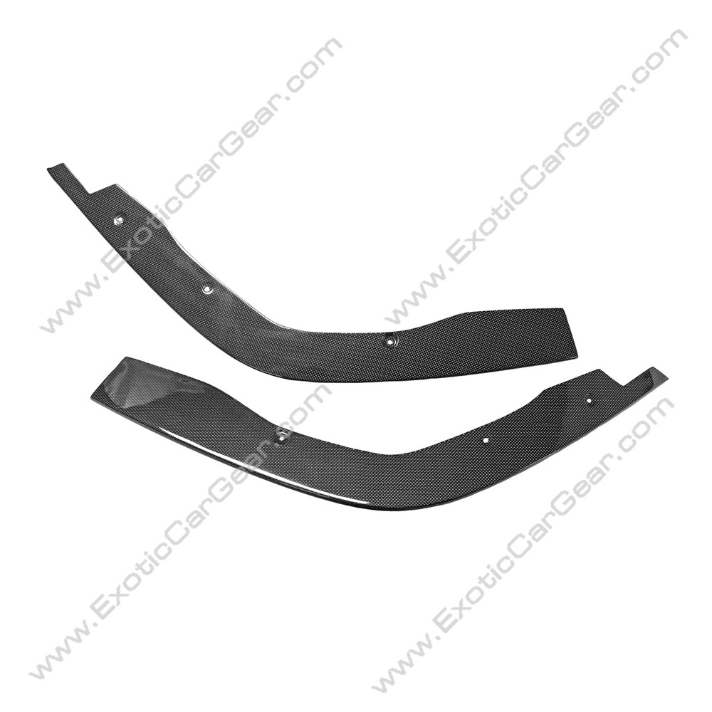 Front Bumper Splitters - Fits Ferrari F8