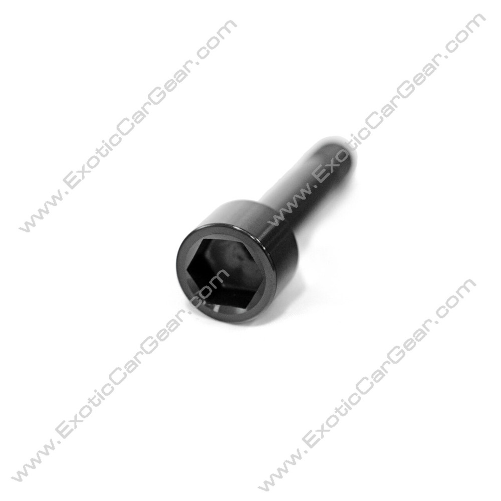 Fits Ferrari 2 Piece Extended Titanium Wheel Bolts - Black Finish