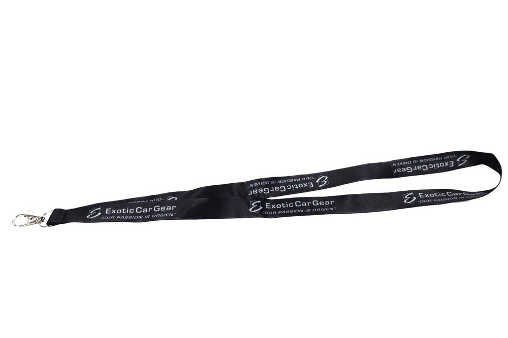  Exotic Car Gear Black  lanyard 