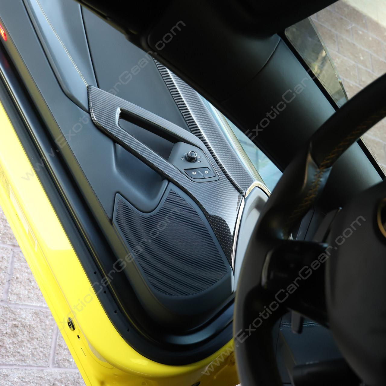 Lamborghini Aventador Inner Door Handle Pull Trim Set