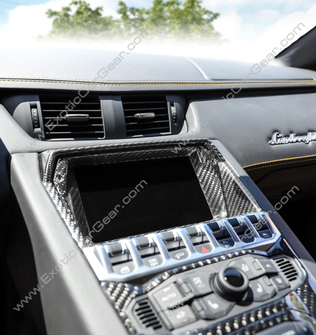 Aventador Center Console Navigation Screen Inner Panel