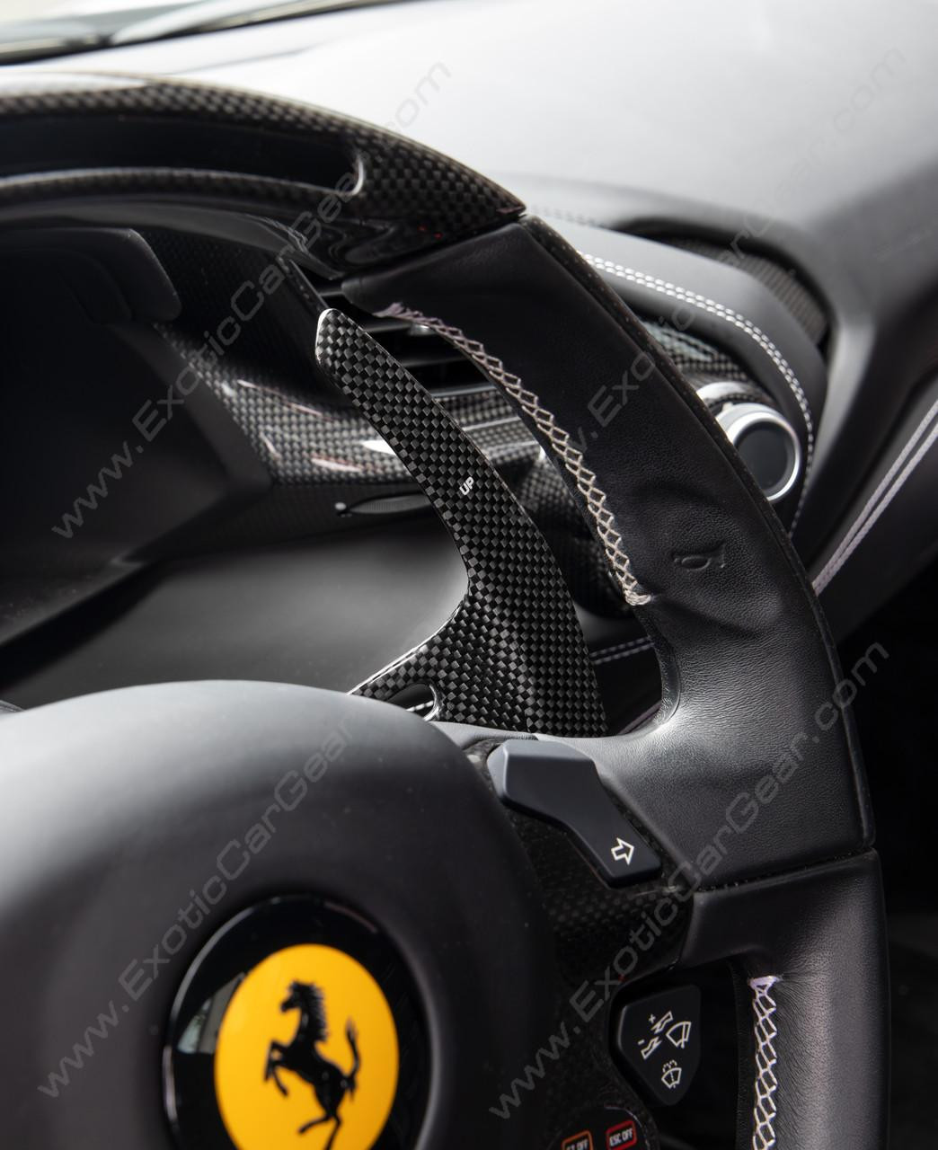 GT Lightweight Paddle Shifters for Ferrari 488, F8, 812, and More