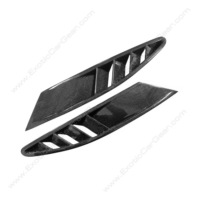 Exotic Car Gear Front Fender Vent Covers - Fits Ferrari 458 Exotic Car Gear Front Fender Vent Covers - Fits Ferrari 458