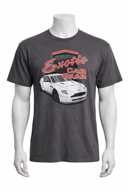  Exotic Car Gear's Grey Aston Martin Shirt 