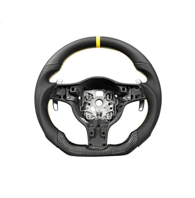 Exotic Car Gear Porsche Sport Design Custom Steering Wheel - Extended Grips - 2009 - 2018 
